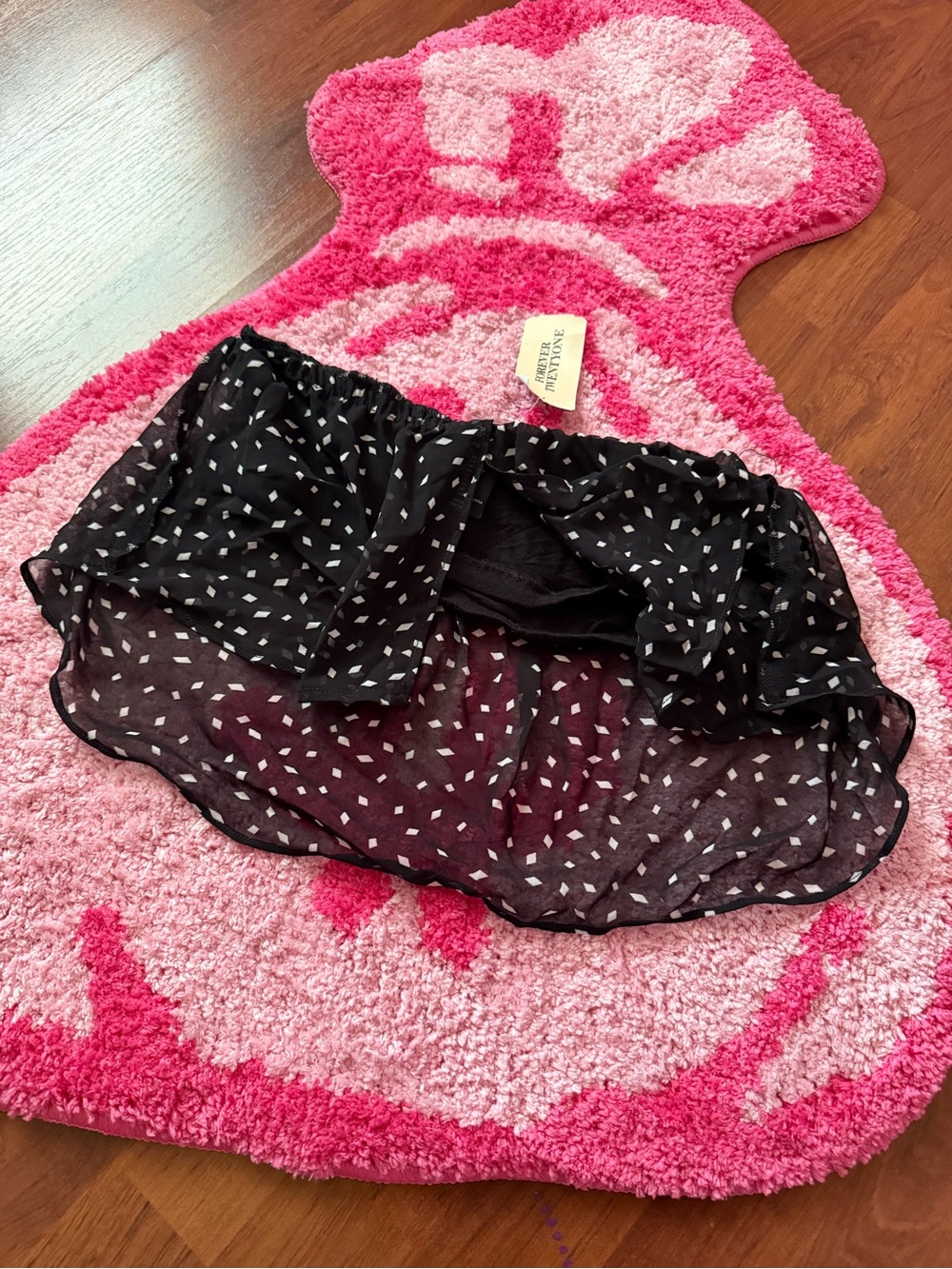 Black Sheer Women’s Crop Top